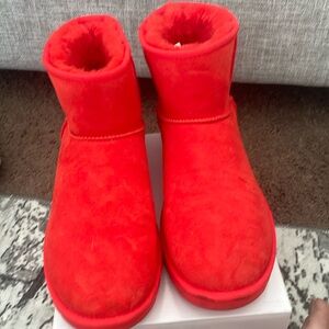 Orange UGG boots